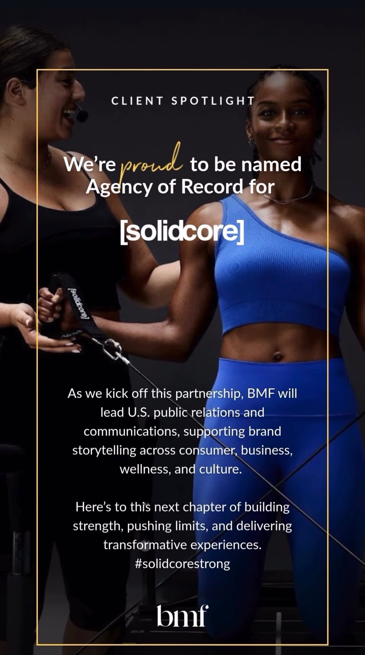 BMF Named Agency of Record for [solidcore] 